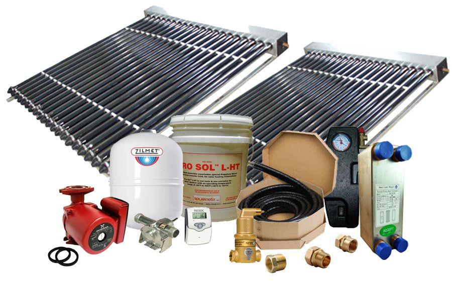 Solar Hot Water Retrofit Kit - 2 Collector